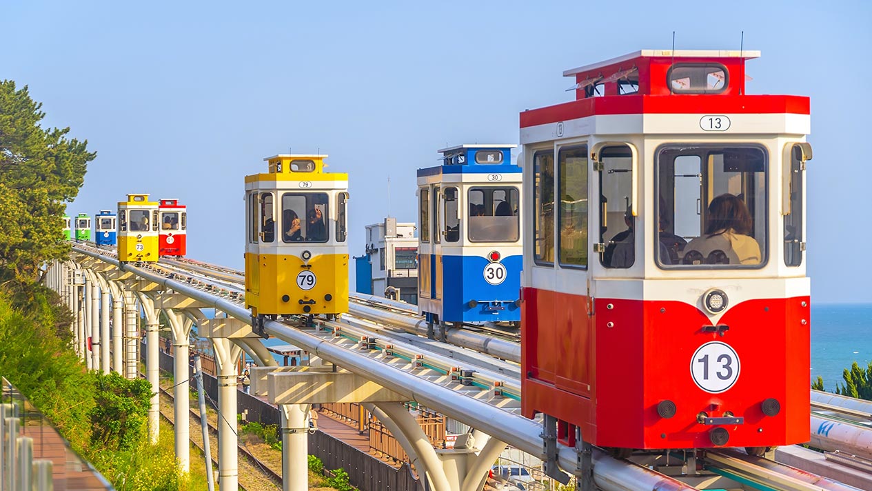 海雲台天空膠囊列車